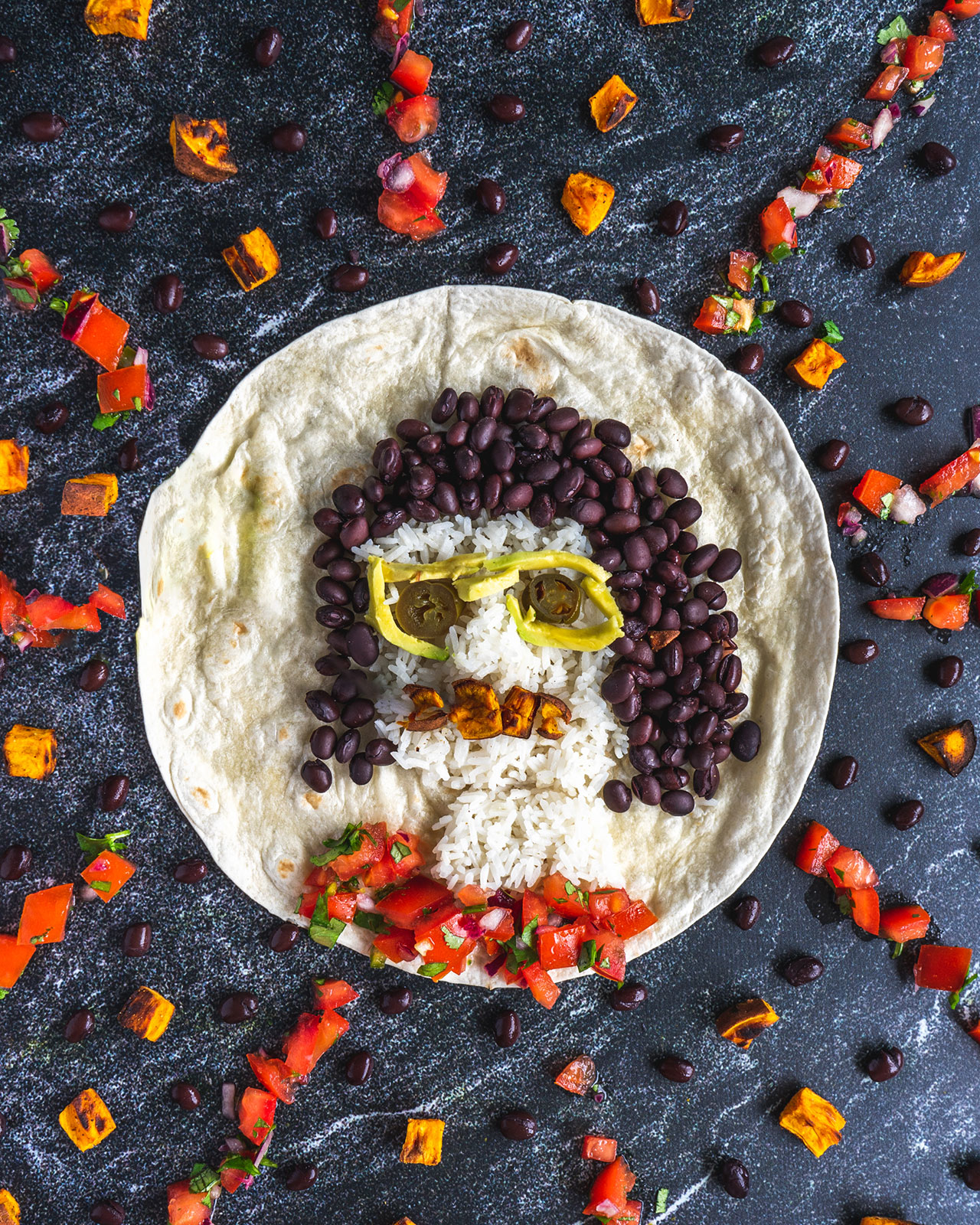 Zoete Aardappel Burrito Voor Onderweg Vette Sletten Foodblog